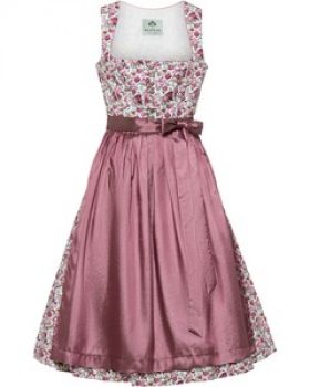 Berwin Midi-Dirndl mit Rosendruck