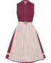 Almsach Hochgeschlossenes Midi Dirndl