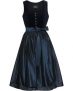 Luis Steindl Midi Samt-Dirndl mit Jacquard-Rock