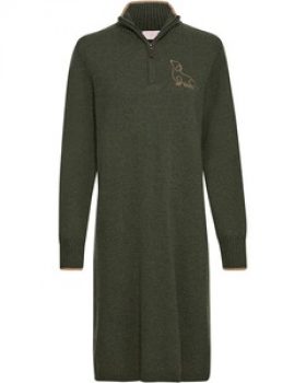 Brigitte von Schönfels kkleid mit Hundemotiv