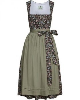 Berwin Midi Dirndl mit Blümchenprint