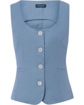 HIGHMOOR Blusentop aus Leinen