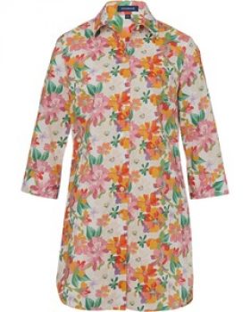 HIGHMOOR Lange Bluse mit Blumenmuster