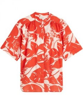 Marc O’Polo Halbarm-Hemdbluse mit Print