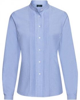 Luis Steindl Oxfordbluse mit Biesen