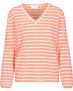 Brigitte von Schönfels Ringel-V-Pullover