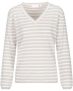 Brigitte von Schönfels Ringel-V-Pullover