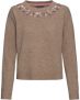 REITMAYER Strickpullover mit Blumenstick