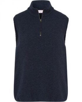 Brigitte von Schönfels Troyer-Pullunder mit Zipp