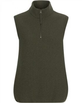 Brigitte von Schönfels Troyer-Pullunder mit Zipp