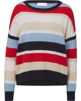 Brigitte von Schönfels Kaschmir Streifenpullover