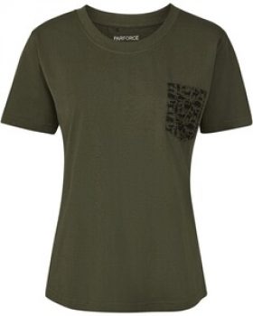 Parforce Essential Damen T-Shirt Brusttasche Waldtiere