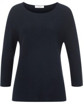 In Linea Rundhals-Pullover mit 3/4-Arm