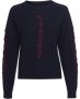 REITMAYER Pullover mit Blumenstickerei