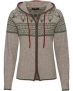REITMAYER Jacquard-Zipp-Strickjacke