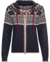 REITMAYER Jacquard-Zipp-Strickjacke