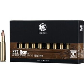RWS .222 Rem. Teilmantel 3,2g/50grs.
