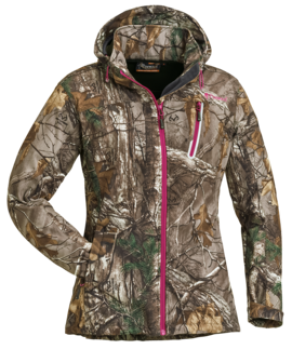 Pinewood Damen Jagdjacke Camo Stretch Shell Realtree Camou Xtra®/Hot Pink