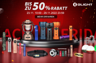 Olight Black Friday Flashsale – bis zu 50% Rabatt