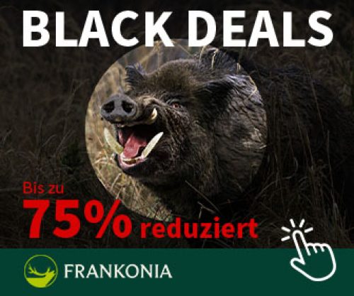 Frankonia BLACK DEALS –  bis 75% Rabatt sichern