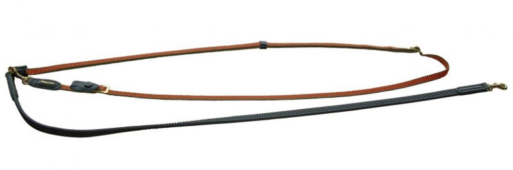 Niggeloh Umhängeleine GRIP Orange/Oliv 15 mm