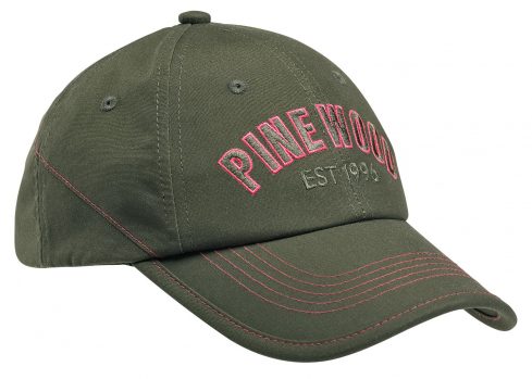 Pinewood Andorra Damen Cap Dunkeloliv/Hot Pink