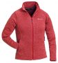 Pinewood Gabriella Damen Fleece Strickjacke Rot Melange