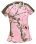 Pinewood Ramsey Coolmax Damen T-Shirt Realtree AP Pink/Grün