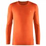 Fjällräven – Bergtagen Thinwool L/S – Merinounterwäsche Gr S orange/rot