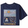 Patagonia – Summit Road Organic – T-Shirt Gr XS blau/grau/schwarz