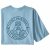 Patagonia – Peak Protector Badge Responsibili-Tee – T-Shirt Gr XS grau/blau
