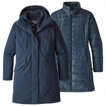 Patagonia – Women’s Vosque 3-In-1 Parka – Doppeljacke Gr XS blau/schwarz