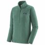 Patagonia – Women’s R1 Air Zip Neck – Fleecepullover Gr S orange/blau/türkis