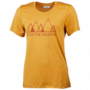 Lundhags – Women’s Merino Light Fjell Tee – T-Shirt Gr XS orange