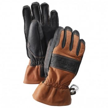 Hestra – Fält Guide Glove 5 Finger – Handschuhe Gr 6 schwarz/braun
