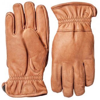 Hestra – Deerskin Winter – Handschuhe Gr 7 beige/orange/braun