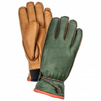Hestra – Wakayama 5 Finger – Handschuhe Gr 6 oliv/braun