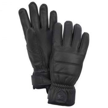 Hestra – Alpine Leather Primaloft 5 Finger – Handschuhe Gr 6 schwarz