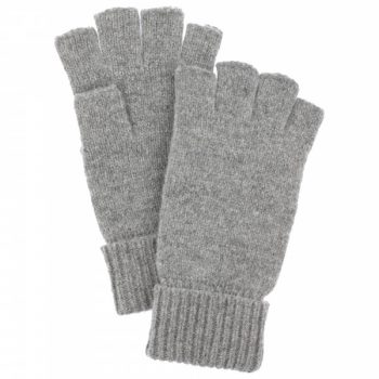 Hestra – Basic Wool Half Finger – Handschuhe Gr 8 grau