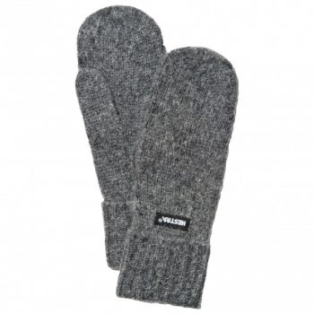 Hestra – Pancho Mitt – Handschuhe Gr 5 grau/schwarz