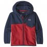 Patagonia – Baby Micro D Snap-T Jacket – Fleecejacke Gr 6-12 Months schwarz/rot/blau