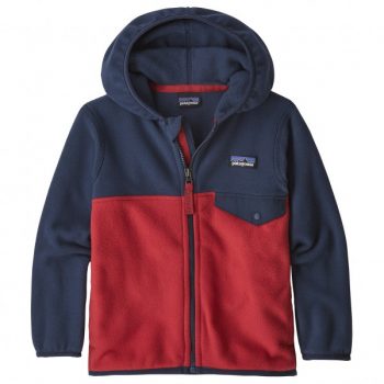 Patagonia – Baby Micro D Snap-T Jacket – Fleecejacke Gr 6-12 Months schwarz/rot/blau