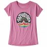 Patagonia – Girls Graphic Organic T-Shirt Gr XS rosa